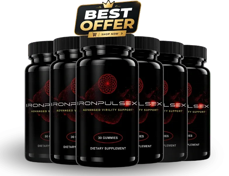 Six IronPulseX bottles with a best offer badge